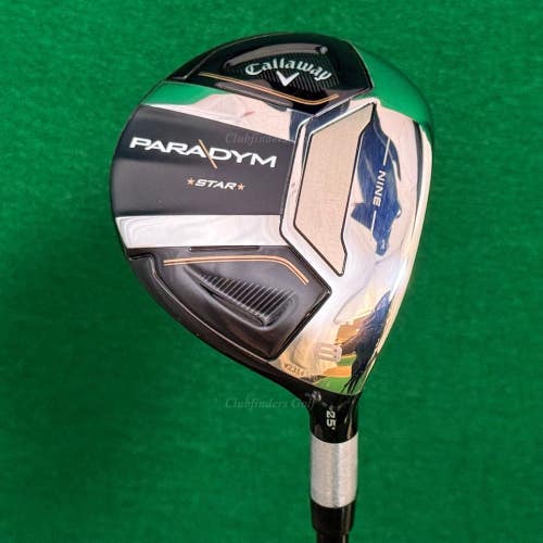 Callaway Paradym Star 25 Fairway Wood 9 Fujikura Air Speeder 40 Regular