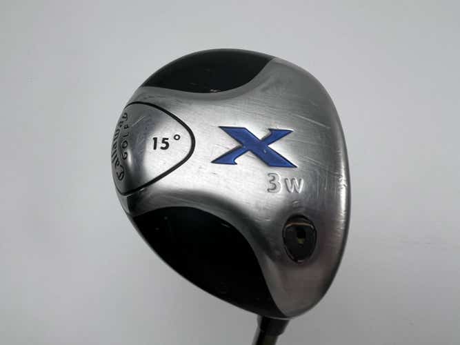 Callaway X 3 Fairway Wood 15* Aldila NV Green 65g Stiff Graphite Mens RH