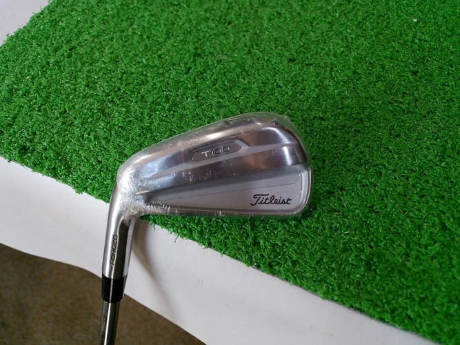 Titleist 2021 T100 Forged 7-Iron w/ True Temper AMT S300 Stiff Shaft - LEFTY