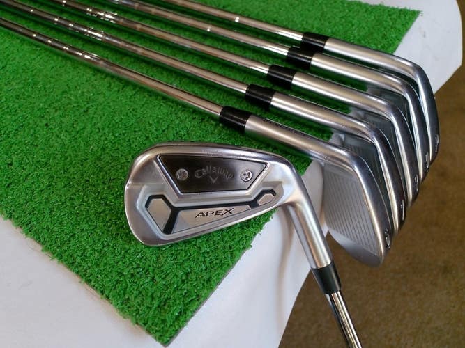 Callaway APEX TCB Forged (5i-PW) Iron Set w/ N.S. PRO TOUR 130g Stiff Shafts