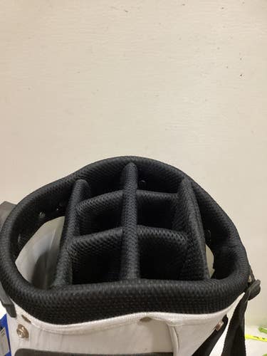 Used Precise STAND BAG Mens Stand Bag Red And White 11725-S000501241