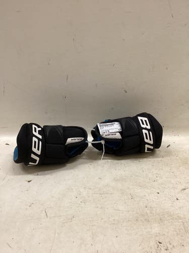 Used Bauer X Youth Gloves Black And Royal Blue 8" 11725-S000499865