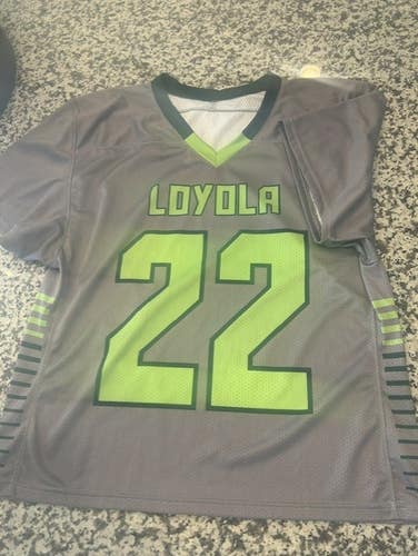 Under Armour Loyola lacrosse team jersey game mens NEW L large