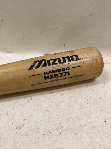 Used Mizuno MZM271 BAMBOO BB/SB Wood Bat 29" 11725-S000501829