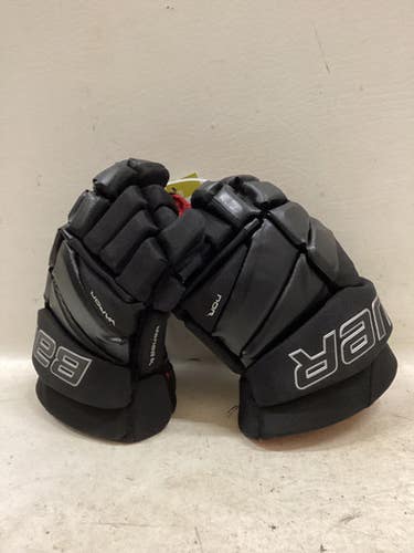 Used Bauer VAPOR 3X Senior Gloves Black And Red 13" 11725-S000500131