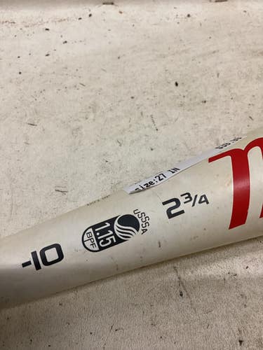 Used Marucci CAT 8 BB/SB USSSA 2 3/4 Bat 27" 11725-S000500456