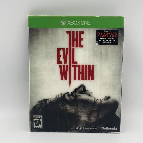 The Evil Within (Microsoft Xbox One, 2014) With Lenticular Slip Cover Sleeve VGC