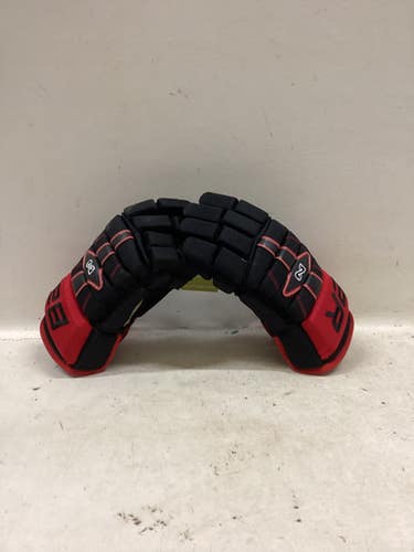 Used Bauer NEXUS HAVOK Senior Gloves Black And Red 13" 11725-S000500499