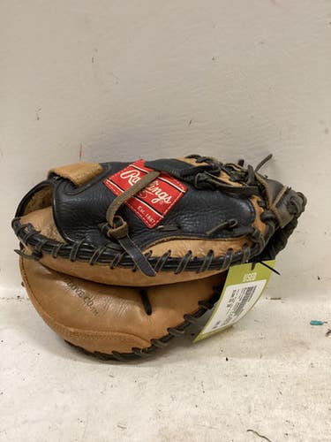 Used Rawlings RCM33TB PLAYER PREFFERED BB/SB Catchers RH Throw Brown And Black 33" 11725-S000500544