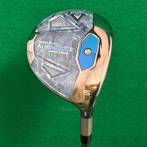 Callaway Paradym Ai Smoke Max Fast 19 Fairway Wood 5 Aldila Tour Blue 85 Stiff