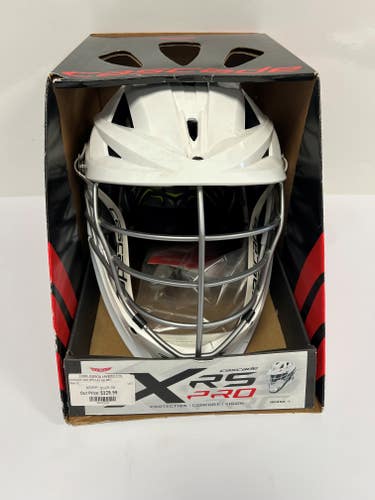 Cascade XRS Pro Helmet (New) Silver Cage