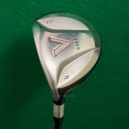 LH TaylorMade V-Steel 15 Fairway Wood 3 Fujikura Ventus Red FW 5-A Seniors