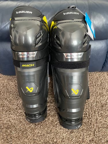 *NEW* Bauer Supreme Mach Shin Pads (16”)