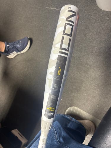 2025 Rawlings Icon Composite USSSA Certified Bat (-10) 19 oz 29" (New)