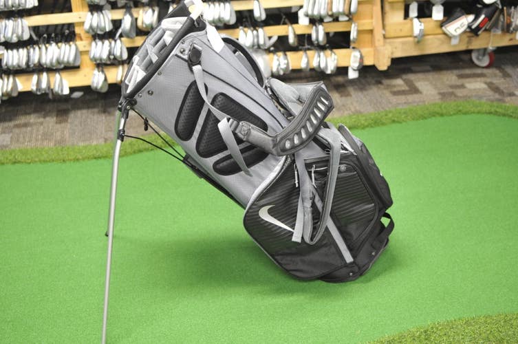 Nike Air Hybrid Stand Golf Bag Gray/Black 14-Way  #220321