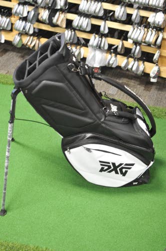 PXG Stand Golf Bag Black/White 5-Way  # 220240