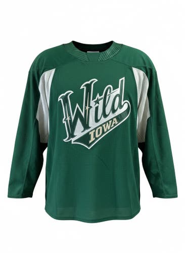 CCM Iowa Wild Forest Green Pro Stock Practice Jersey 64913