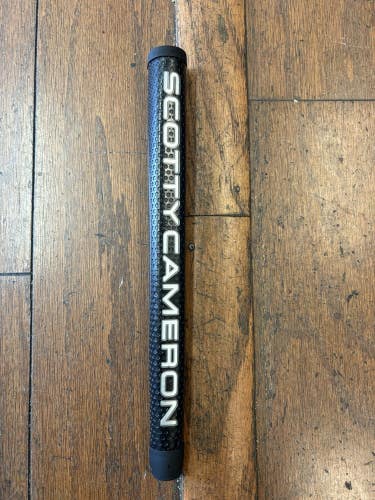 New Scotty Cameron Midsize Studio Design Putter Grip Black/ Silver