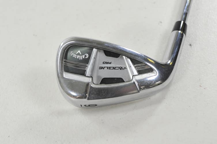 LEFT HAND Callaway Rogue Pro Single 9 Iron Stiff XP 105 ST15 S300 Steel # 221029
