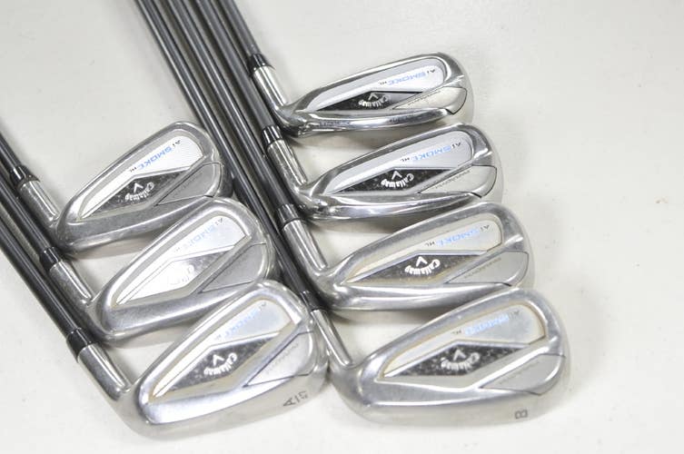 Callaway Paradym Ai Smoke HL 5-PW,AW Iron Set Senior Flex RH Graphite # 220628