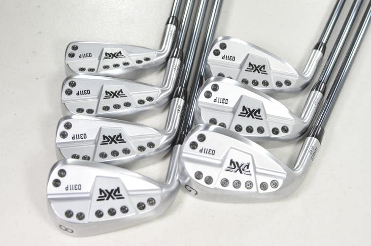 LEFT HAND PXG Gen4 0311 P 5-W,GW Iron Set Stiff Recoil Dart F4 Graphite # 220766