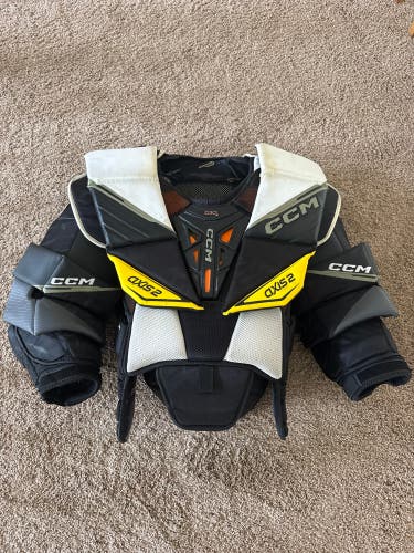 Large CCM Axis 2 Goalie Chest Protector Pro Stock (Used)