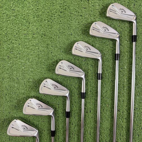Callaway X Forged 2025 Iron Set 4-PW N.S. Pro Modus 3 Tour 120 Stiff Flex Steel