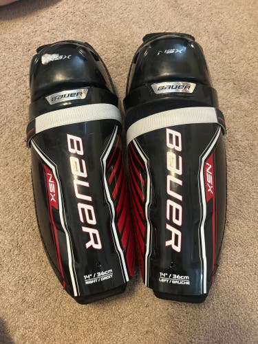 Senior Bauer NSX 14" Shin Pads (Used)