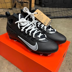Black Unisex Size M 10.0 (W 11.0) Adult Nike Huarache 9 Elite Mid Mid Top Molded Cleats (New)