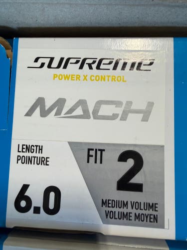 2022 Bauer Supreme Mach Hockey Skates 6 (New) NO STEEL