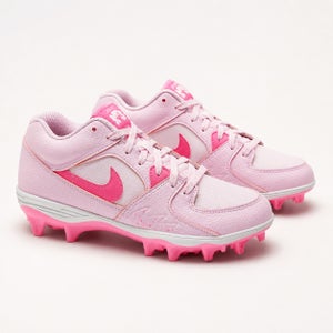 NIKE Air Jordan Stadium 90 Low TD Football Cleats Men Sz 11 Pink Foam HQ0210-600
