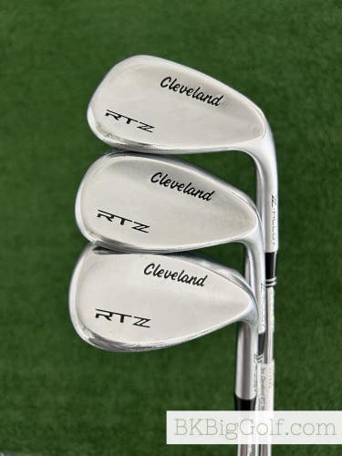 Cleveland RTZ Chrome 3 Wedge Set (52, 56, & 60 Degrees)