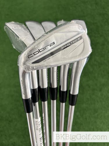 NEW LH Cobra King Tec X 25 One Length Forged Iron Set 5-P