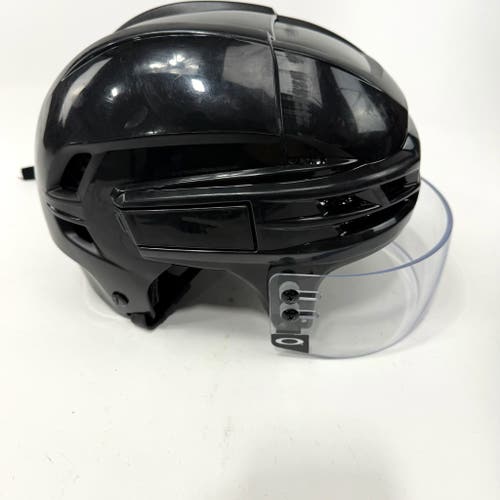 Used Black CCM Tacks X Helmet with Oakley Short Cut Visor | Senior Medium | J115