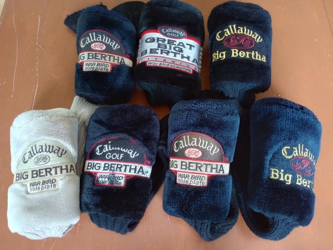 Set of 7 Callaway Big Bertha DiD Style Headcovers