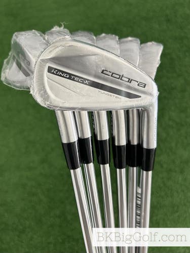 NEW Cobra King Tec X 25 Forged Iron Set 4-P / Dynamic Gold 115 Stiff