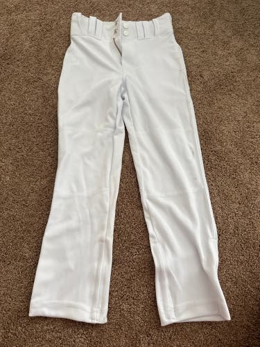 White Unisex XS Youth Champro Game Pants (Used)