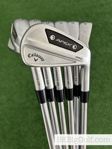 Callaway Apex Pro 24 Forged Iron Set 4-P / Dynamic Gold 120 X100 Extra Stiff