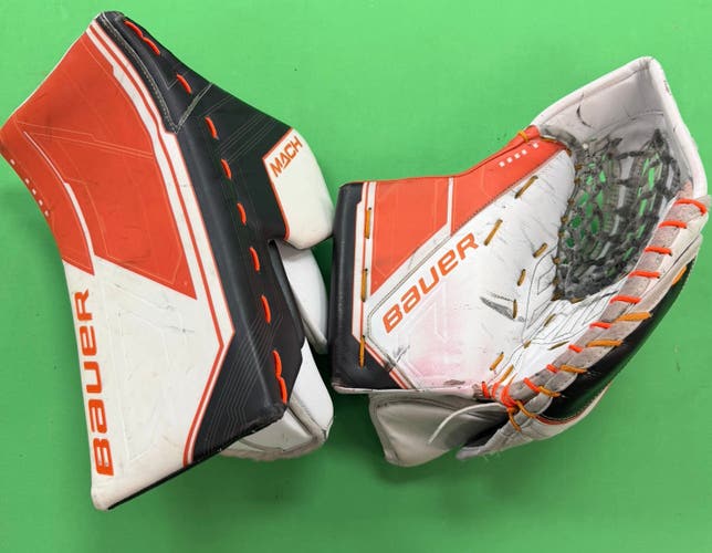 Bauer Supreme Mach Goalie Glove & Blocker Set Regular | Senior