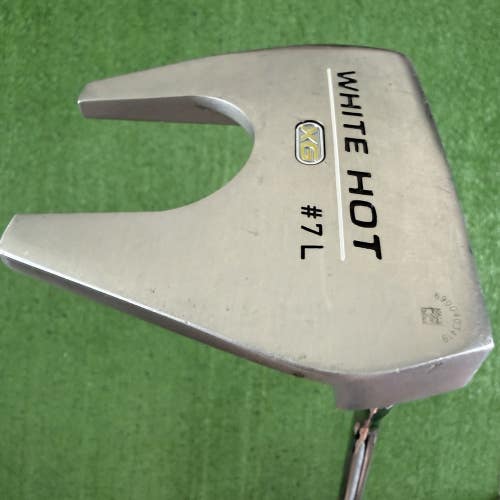 Odyssey White Hot XG 7L Mallet Putter Steel 48" Broomstick Belly Need Grips