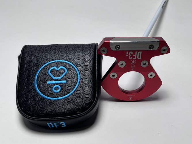 L.A.B. Golf DF3i Red Putter 35" 69* ACCRA Mens RH HC MINT