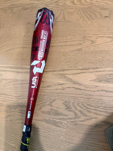 2023 DeMarini Voodoo One Alloy USABat Certified Bat (-11) 16 oz 27" (Used)