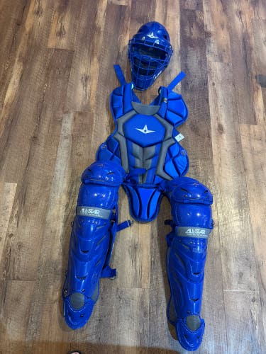 Blue All Star System 7 Axis Catcher's Set (Used)