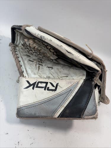 Reebok Pulse Intermediate Hockey Goalie Glove, White