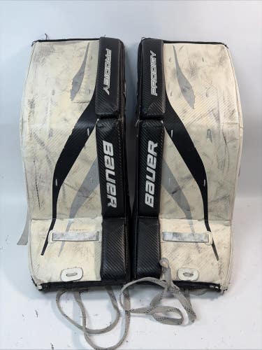 Bauer Prodigy Hockey Goalie Leg Pads, 26"