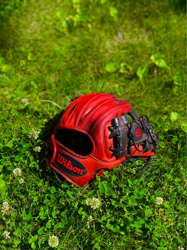 Rare Wilson A2K DP15 RH Infield Baseball Glove 11.5" With MLB Logo