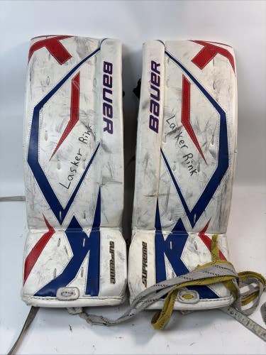 Bauer Supreme One60 Junior Hockey Goalie Leg Pads, 26"+