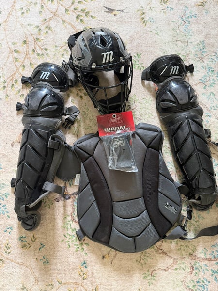 Black/Gray Marucci Catcher's Set (Used)