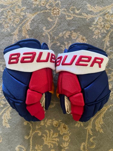 BAUER VAPOR 2X PRO STOCK GLOVES ST LOUIS RETRO 13”