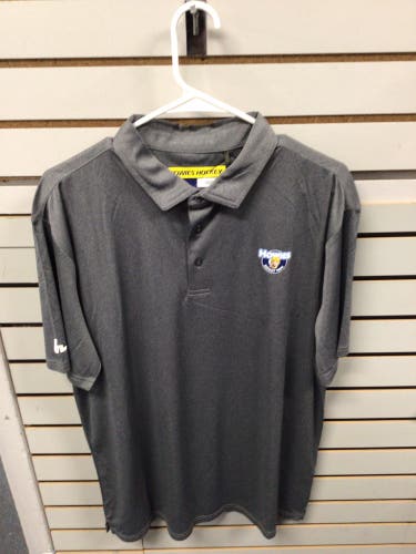 Gray Large Men's Howies Polo  (New)